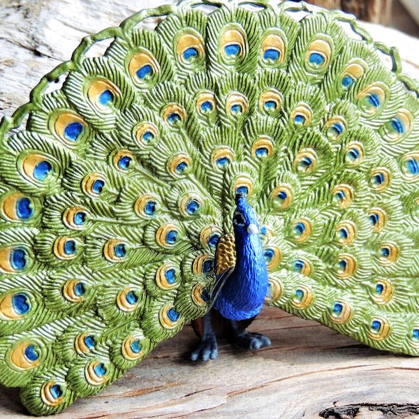 Peacock Figurines Etsy
