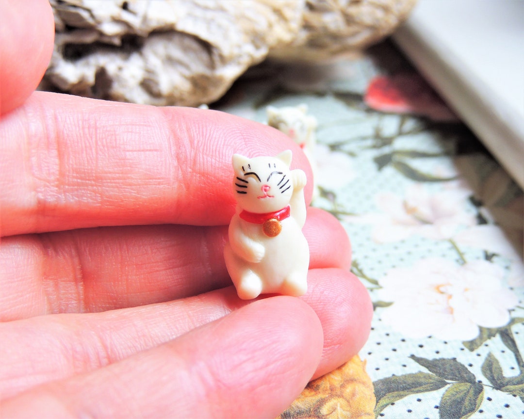 10 Mini Kawaii Cat Figurines – Cute Tiny Kittens For Cake Toppers, Desk Decor, Plant Pals & Party Favors - View #2