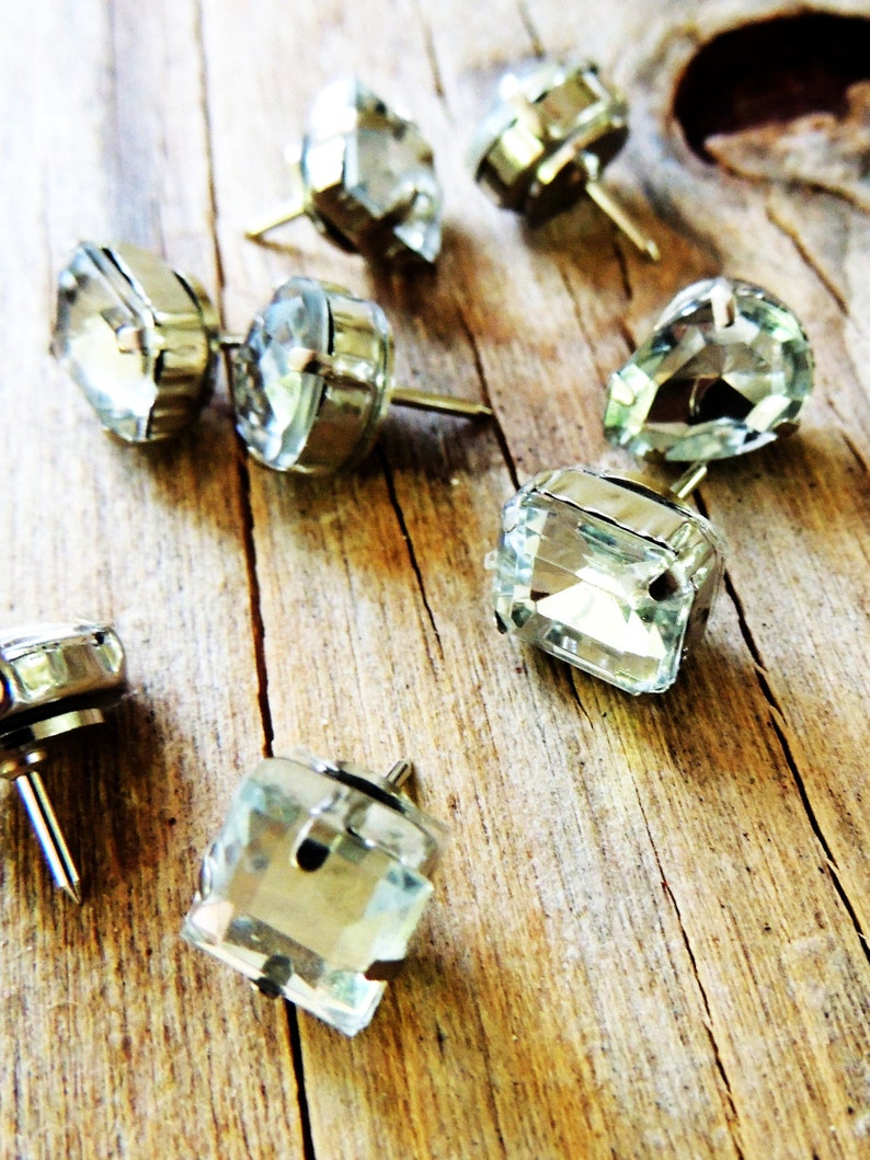 PUSH PINS Thumbtacks Pushpin Decorative Thumb Tack Cubicle Etsy