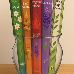 Incense  Sticks assorted variety Alcas, Palo Santo, Dragon's Blood