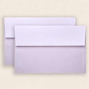 Paquet de 25 | Enveloppe métallique Kunzite | 4 barres, A2, A6, 6-1/2 po. carré, #10
