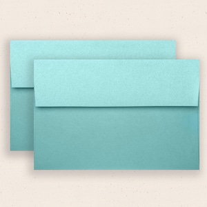 Paquet de 25 | Enveloppe métallique Lagon | Barres A1/4, A2, 6-1/2"SQ