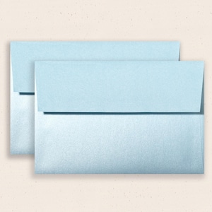 25 Pack | Metallic Envelope Bluebell | 4bar 3-1/4" x 5-1/4"