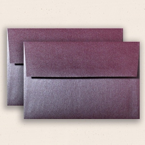 Paquet de 25 | Rubis métallique pour enveloppe | Barres A1/4, A2, A6, A7, 6-1/2"SQ