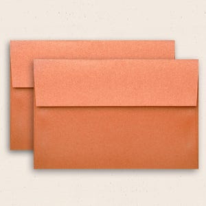 Paquet de 25 | Enveloppe métallique flamme | Barres A1/4, A2, A6, A7, 6-1/2"SQ