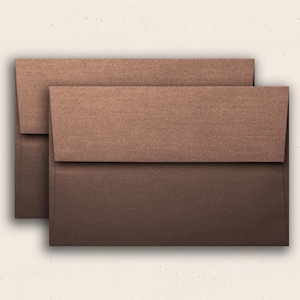 25 Pack | Metallic Envelope Bronze | A1/4Bar, A2, A6, A7, #10