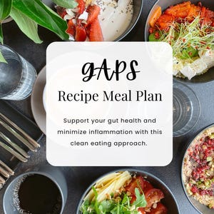 GAPS Meal Plan and Recipes | Gut Health Friendly Meals | Gut Health