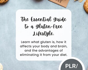 PLR/MRR The Essential Guide to a Gluten-Free Lifestyle | Resell Rights