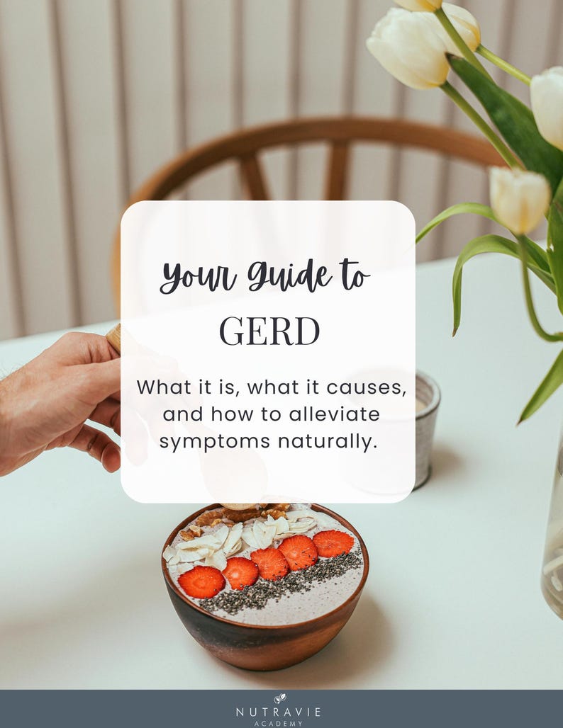 GERD Guide | Acid Reflux | Digestive Health | GERD Relief - Etsy
