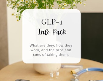 GLP-1 Info Pack | Glucagon-like peptide 1 | Wellness Guide