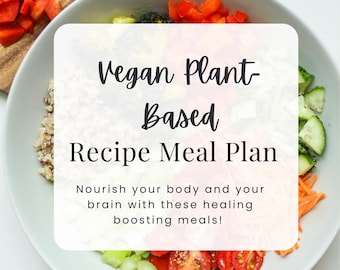 Vegan Plant-Based Meal Plan and Recipes | Vegan Meal prep | Healthy Meals