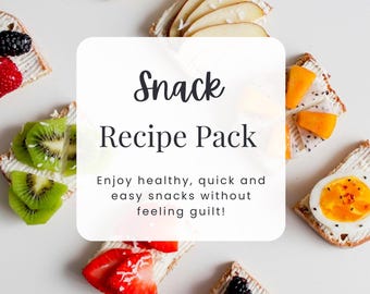 Snack Recipe Pack | Healthy Snack | Easy Recipes