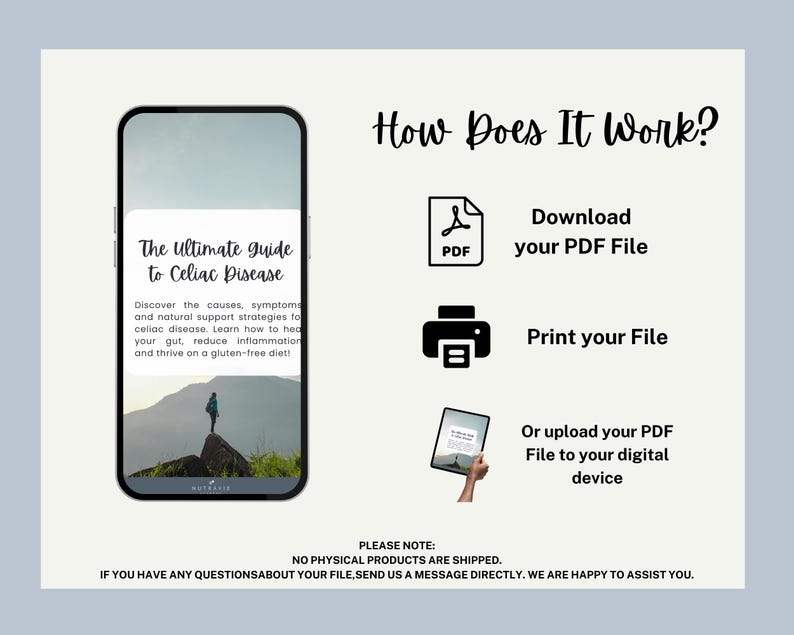 PLR/MRR the Ultimate Guide to Celiac Disease | Resell Rights | Digital ...