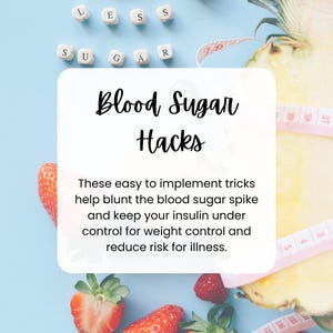 Blood Sugar Hacks | Blood Sugar | Health | No Sugar Hacks