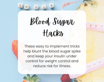 Blood Sugar Hacks | Blood Sugar | Health | No Sugar Hacks