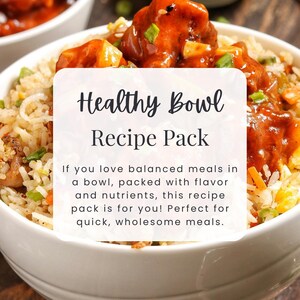 Gesunde Bowl Rezept-Packung | Einfache Mahlzeiten