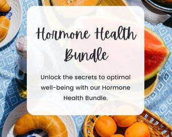 Hormon Gesundheit Bundle | Natürliches Wellness Kit für ausgeglichene Hormone | Perfektes Geschenk für Hormon gesundheitsbewusste Freunde