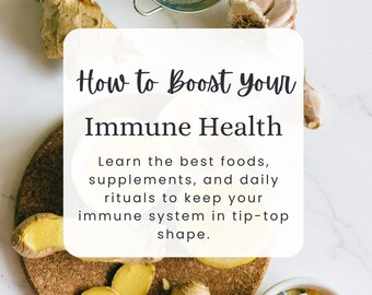 Guida alla salute immunitaria / Mangiare per l'immunità / Rituali quotidiani per l'immunità / Integratori per l'immunità