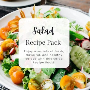 Salat Rezept Paket | Sauber Essen | Gesunde Mahlzeiten