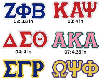 Sorority & Fraternity Patches II