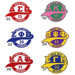 Sorority & Fraternity Patches
