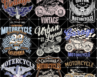 Motorcycle Png, Vintage Motorcycle Png, Motorcycle Rider Png, Motorcycle Sublimation Png, Retro Motorcycle Png, Retro Biker Png