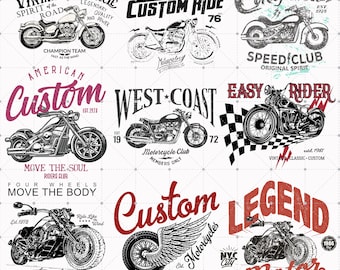 Vintage Motorcycle Png, Retro Motorcycle Png, Sublimation Motorcycle Png, Motorcycle lover T-shirt Png, Fast Ride Png, Vintage Biker Png