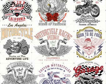 Vintage Motorcycle Png, Retro Motorcycle Png, Sublimation Motorcycle Png, Motorcycle lover T-shirt Png, Fast Ride Png, Vintage Biker Png