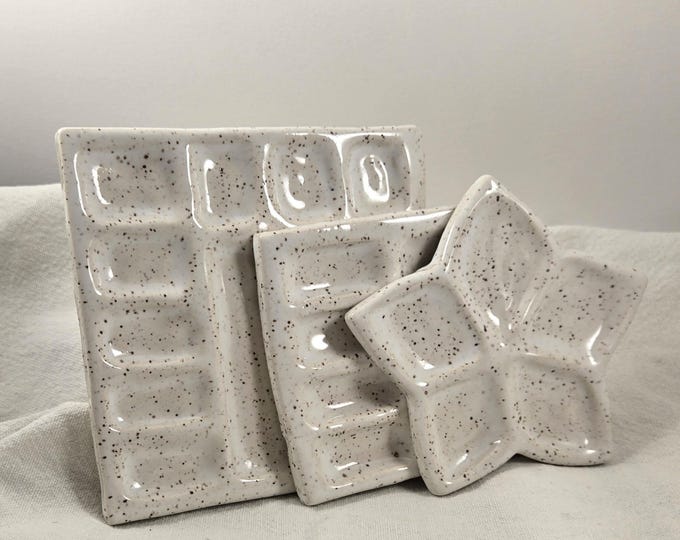 Small Handmade Ceramic Paint Palettes - Various Sizes