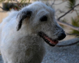 Needle felted dog - Custom dog - Dog portrait - Custom portrait of your pet - Felt dog - Dogs