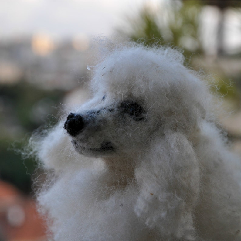 Custom Dog portrait. Memorial Needle felted dog. image 5