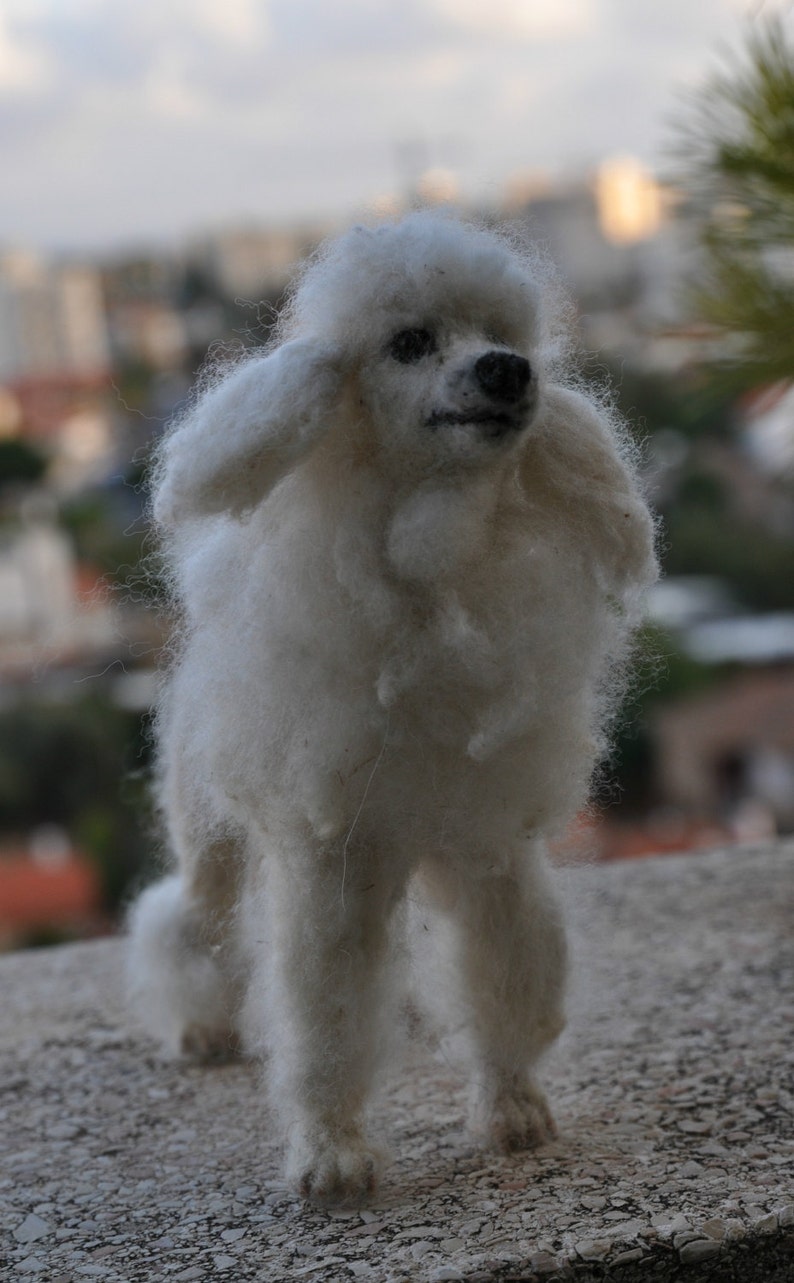 Custom Dog portrait. Memorial Needle felted dog. image 4