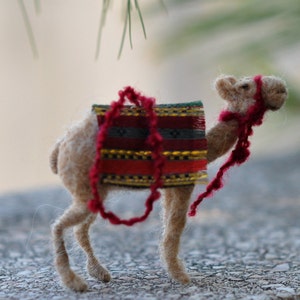 Needle felted Camel. Nativity Made to order image 3