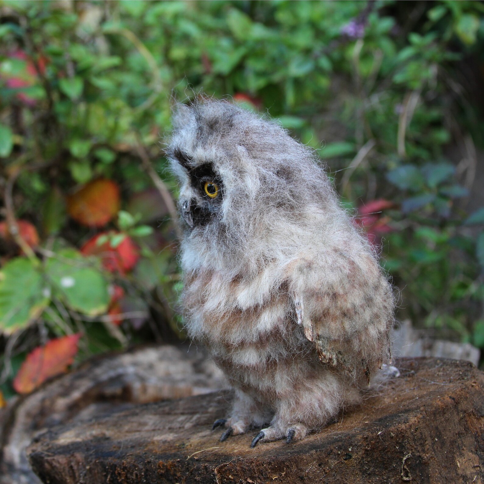 Needle Felted Wool Owl. Felt Owl . Owl Figurine. Baby Owl. Etsy