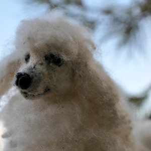 Custom Dog portrait. Memorial Needle felted dog. image 1