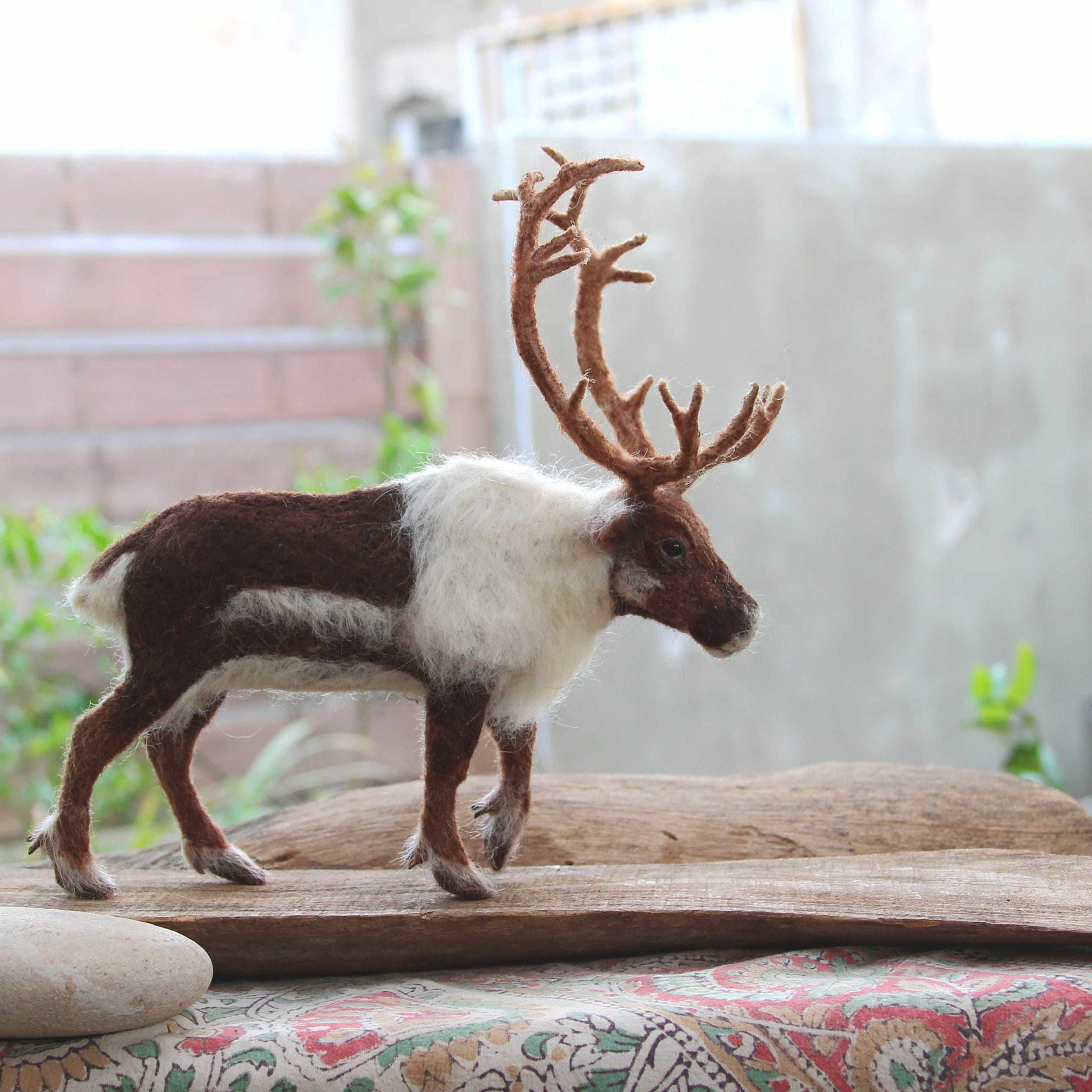 Needle Felted Animals. Needle Felted Reindeer. Needle Felted Etsy UK