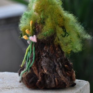 Needle felted Waldorf Forward Spring Maiden.Made to custom order image 3