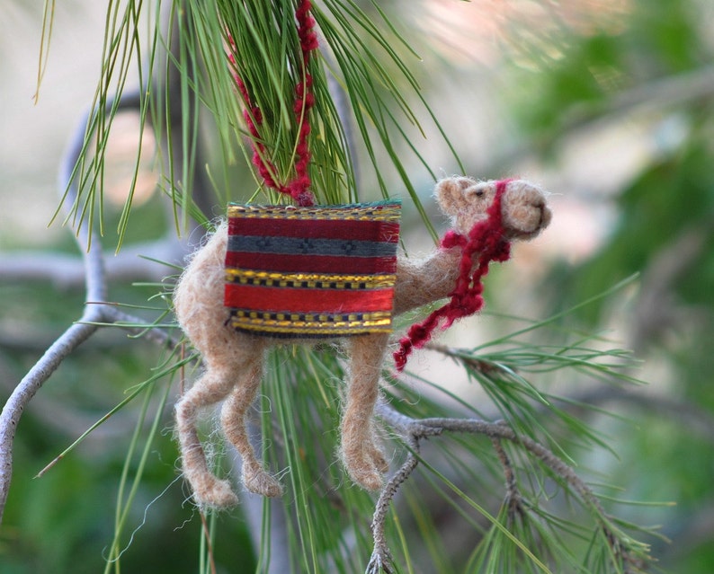 Needle felted Camel. Nativity Made to order image 2