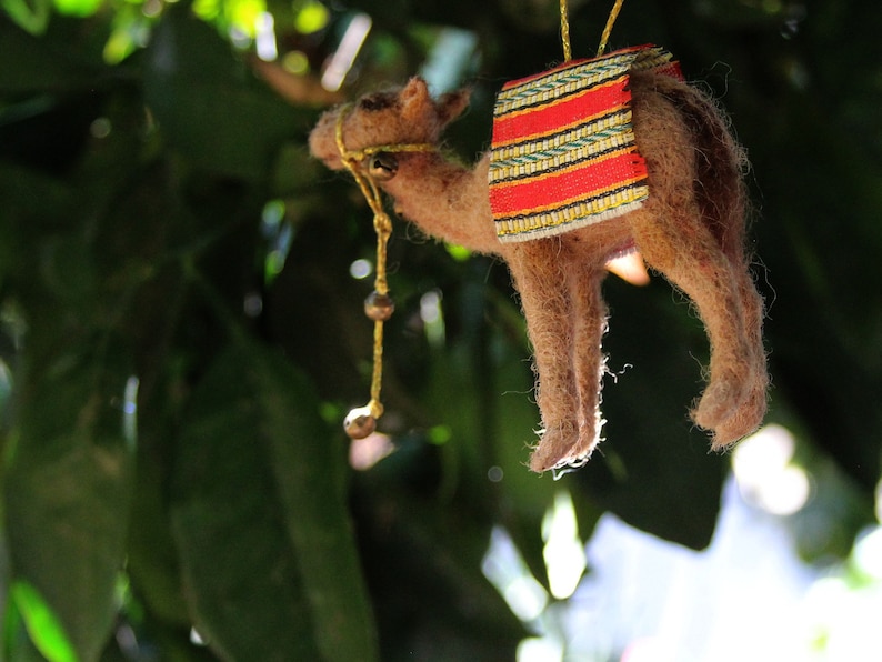 Needle felted Camel. Nativity Made to order image 4