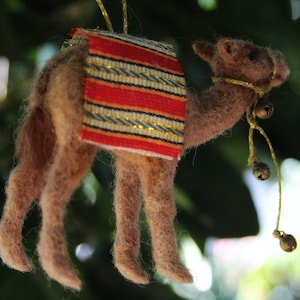 Needle felted Camel. Nativity Made to order image 6