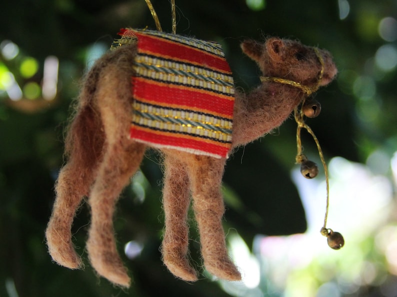 Needle felted Camel. Nativity Made to order image 6