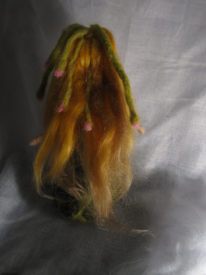 Needle felted Waldorf Pixie. Waldorf felted doll. Waldorf felted fairy. Needle felt Waldorf. image 4