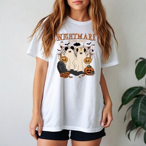 Disney Mickey Ghost Tee, Vintage Mickey Halloween Shirt, Disney Halloween Minnie Mickey, Nightmare On The Main Street Shirt, Halloween Swea