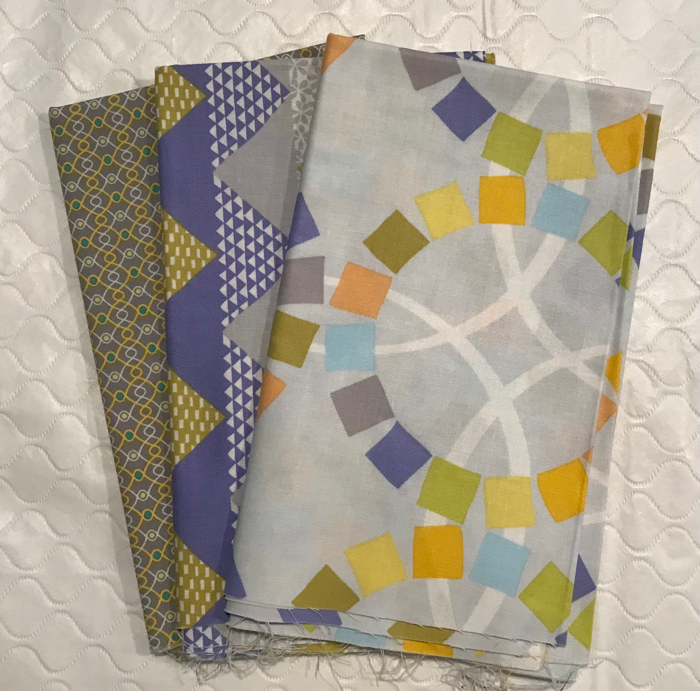 Gold and Purple Fabric Bundle Etsy