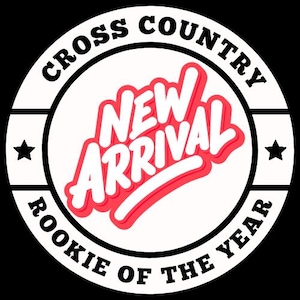 Distintivos de prêmios de equipe de cross country (editáveis)