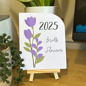 Birth Flower Desk Calendar