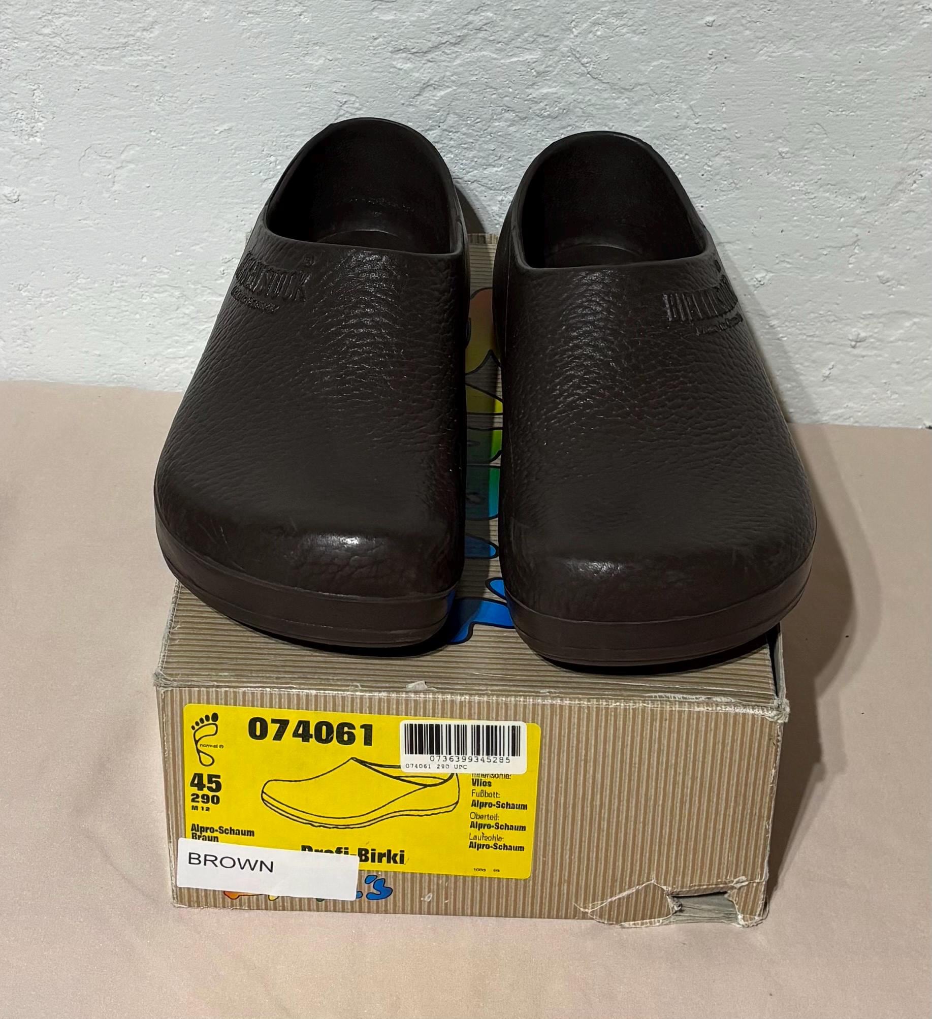 Birkenstocks-Chaussures Alpro-Schaum pour hommes pointure 11 US (45 Europe)