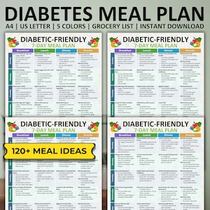 Piano alimentare per il diabete, Tabella alimentare per diabetici, Piano alimentare per prediabete, Idee per spuntini per prediabete, Elenco di alimenti per diabetici, Elenco della spesa per diabetici