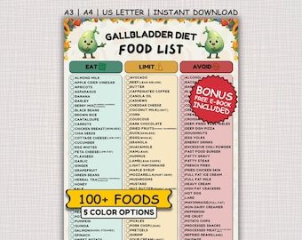 Liste des aliments pour le régime alimentaire de la vésicule biliaire, tableau des régimes alimentaires pour le nettoyage de la vésicule biliaire, calculs biliaires et chirurgie post-ablation de la vésicule biliaire, tableau des repas biliaires, cholécystectomie