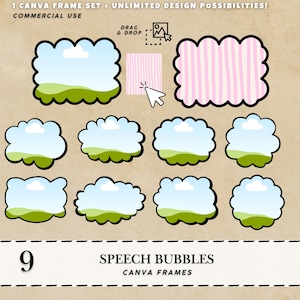 Tekstballon Canva frames zeepbel clipart spraak stickers komische clipart geschulpte vormen golvend frame svg golvend frame clipart golvende vormen frame